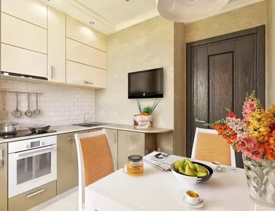 Дизайн кухни 9 кв м в панельном доме: секреты удобного интерьера на примере  реальных кухонь 9 м | Houzz Россия