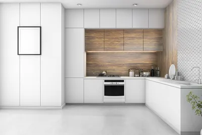 Красота и практичность белой угловой кухни в современном стиле - IDM Eterno