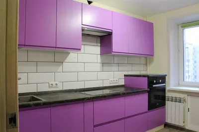 Кухня фиолетовая фото фотографии