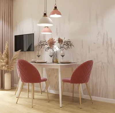 3D интерьера, Кухня-гостиная площадью 13 кв.м. в стиле Современная. Проект  Кухня-гостиная в бежевых тонах - Интерьер в бежевых тонах, Автор проекта:  Дизайнеры Юлия Максимцева