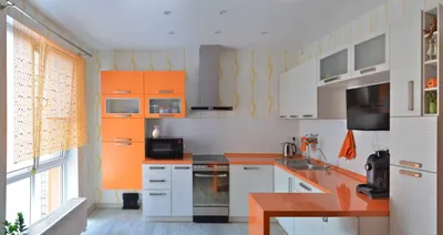 Дизайн кухни 13 кв. метров: 38 современных идей интерьера с фото