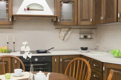 Кухонный гарнитур коричневого цвета является своеобразной классикой  интерьерного дизайна. Естественные цвета, близкие к древесному тону… |  Instagram
