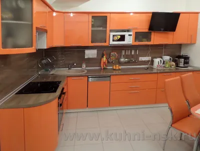 Кухня оранжевая фото фотографии