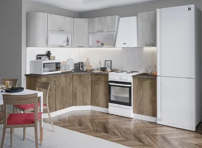 Кухонный гарнитур П-образный Палермо 26 (ширина 230х300х232 см) от  производителя — DaVita-мебель