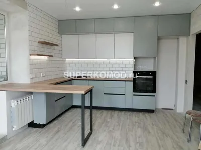 Микроволновка в углу кухни - 55 фото