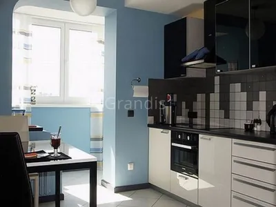Дизайн кухни совмещенной с балконом - 70 фото