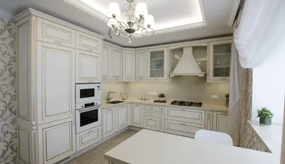 Кухня в классическом стиле: реальные фото, цветовое сочетание, маленькие и  большие кухни