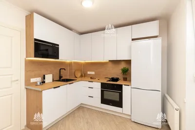 Современная угловая кухня в стиле неоклассика - Классические шкафы на заказ  в Москве и МО