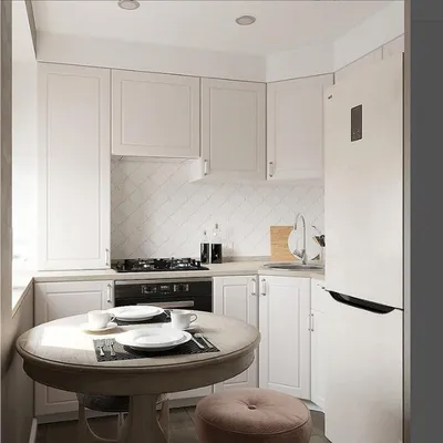 Кухня в хрущевке с холодильником: 70 фото вариантов, планировка | ivd.ru