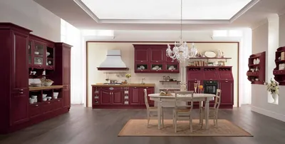 Кухня \"Грейд\", цвет \"Бордо глянец\" . Купить или заказать кухни, мебель  кухонная . Сравнить цены на Декор.ua