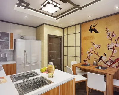 Кухня в японском стиле или как познать дзен во время готовки –  интернет-магазин GoldenPlaza