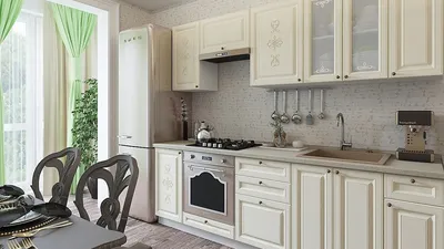 Кухонный гарнитур «Венеция» белый 2,40 купить в интернет-магазине в СПБ