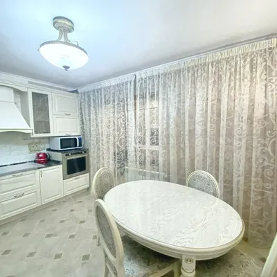 Готовые шторы арт. 210970/180, КОМПЛЕКТ ДЛЯ КУХНИ, тюль 180 см высота * 300  см ширина; шторы (155 см ширина * 190 см высота) * 2