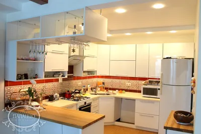 Кухонный гарнитур из белого пластика заказать в Костроме | Палаццо