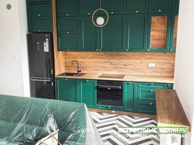 Кухонный гарнитур Раус Прованс 200x210x60 см МДФ цвет зеленый по цене 25622  ₽/шт. купить в Архангельске в интернет-магазине Леруа Мерлен