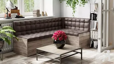 Кухонный угловой диван Каир со спальным местом купить за 29 120 ₽ в СПб.  Цены и фото