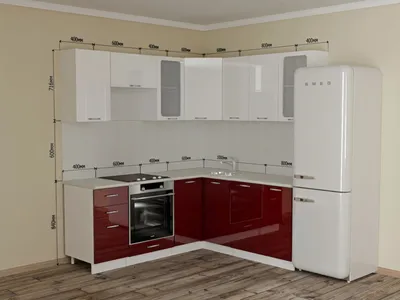 Купить Угловую Кухню Бостон 37 МДФ 2,5 х 1,3 метра Акация Графит - Цена,  Фото, Описание. Доставка по Беларуси - Интернет-магазин Гранд Мебель