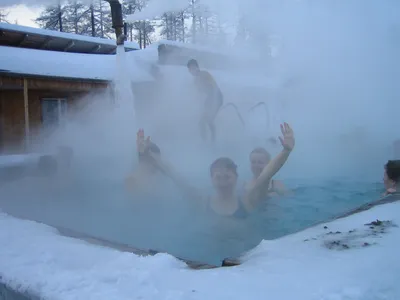 ЯМАБУСИ в Снежной стране. Ритуал купания зимой.