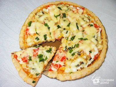 Пицца с куриной грудкой и шампиньонами - пошаговый рецепт с фото на Готовим  дома