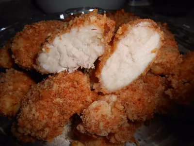 Как приготовить хрустящие наггетсы из курицы в духовке!? Куриные наггетсы  домашние вкусный и рецепт | KOSHELOT | Дзен