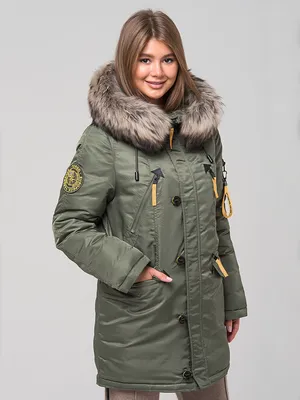 Купить парка женская арт. 1166366 - куртки, пуховики, парки оптом по низкой  цене | optomoll.ru