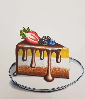 Скачать бесплатно фотографии кусочка торта для декорирования