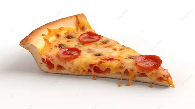 Кусок пиццы с морепродуктами на белом фоне Stock Photo | Adobe Stock