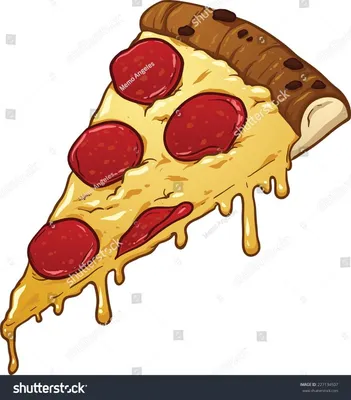 Пицца 🍕 Кусок пиццы с томатом, с …» — создано в Шедевруме