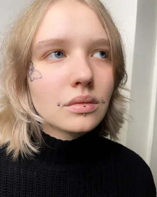 Лабрет — сережка в губу, ухо, хрящ и др.