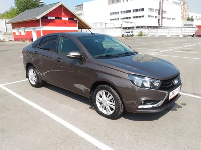 LADA Vesta седан 1.6 л., 16-кл., (106 л.с.) 5МТ. Comfort / Winter.  Коричневый «Ангкор» 2021 | Купить новый автомобиль в Донецке ДНР, в наличии  и под заказ | Автосалон Авангард