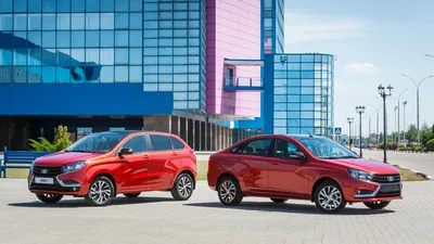 Pictures Lada Vesta, X-ray 2 Red Cars Metallic 2560x1440