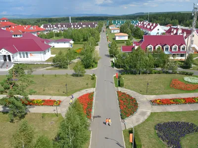 Этот маленький милый городок - санаторий Тесь (Новоселовский район).