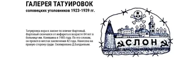 Тюремные татуировки в СССР | 18.01.2022, ИноСМИ