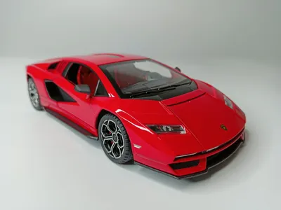 Машинка металлическая инерционная Ламборджини Lamborghini Aventador 20 см  (1:24) (красная) купить с доставкой по выгодной цене - 1 550 руб.