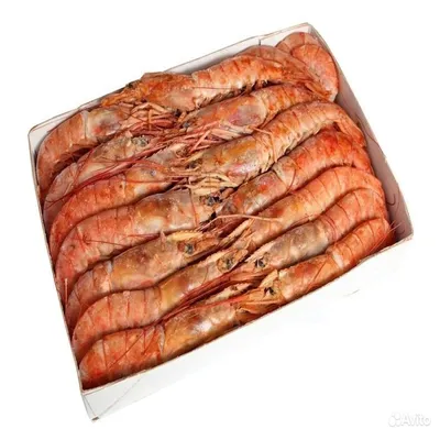 Креветки-лангустины, с головой, 10-20 шт/1 кг - Рыбная лавка Шаланда