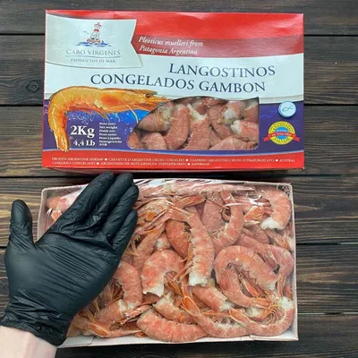Лангустины Cabo Vírgenes Langostinos Congelados Gambon - «? Лангустины ? -  это креветки размером с ладонь! Расскажу как чистить лангустины, как  готовить, какие они на вкус и чем отличаются от креветок.» | отзывы