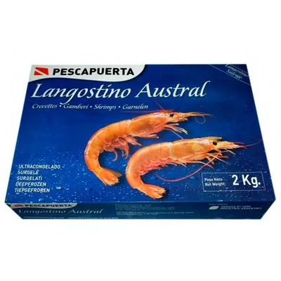 Лангустины без головы (Langistino) С1, 2 кг.: купить в Москве с доставкой  от Морепродукты N1