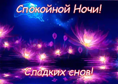 Открытка Сладких снов, радость моя. Пусть тебе приснятся добрые и ласковые  сны, а все дневные тревоги