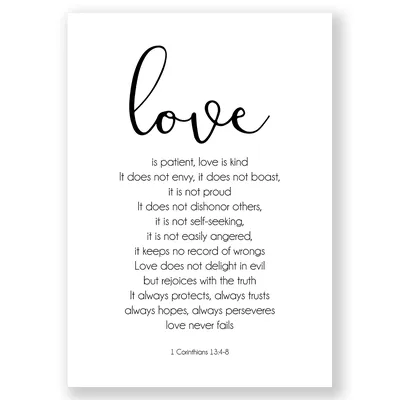 Love Is Patient, Love Is Kind — God Space