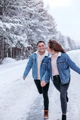 Love Story - фотосессия на улице зимой | Лав стори фотосъёмка