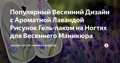 Наклейки для ногтей лаванда: цена 15 грн - купить Декоративная косметика  для ногтей на ИЗИ | Харьков