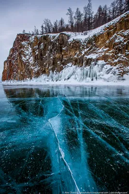 Лёд на Байкале зимой: фотографии и особенности | Большая Страна