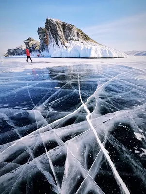 Лед Байкала. Фотографии и названия, период формирования и особенности  ледостава