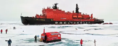 Ледокол «50 лет Победы» Росатомфлота принял участие в обеспечении полярной  экспедиции Федора Конюхова | Атомная энергия 2.0