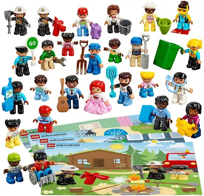 Набор фигурок человечков разных профессий \"My Collection\"-20шт/ Набор  человечков / лего человечки / lego / лего / майнкрафт - 20 шт/Фигурки  человечков, набор 20 штук, My collection совместимы с Лего - купить