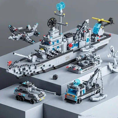 Конструктор Lego: военный корабль, набор строительных блоков | AliExpress