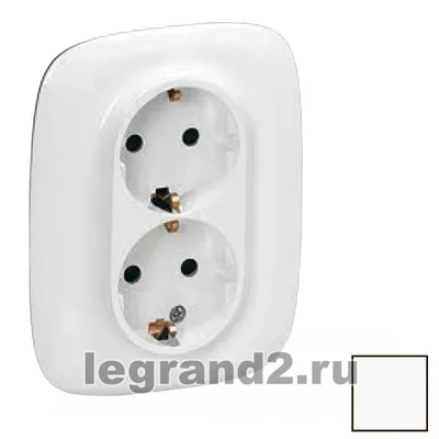 Legrand Valena Allure.Лицевая панель для выключателя двухклавишного с  подсветкой.Жемчуг 755229 | Legrand-el.ru