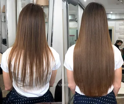 Наращивание волос кератином - «Невероятное преображение моих волос! Фото до  и после! Как выглядят 260 прядей и рекомендации по уходу :)» | отзывы