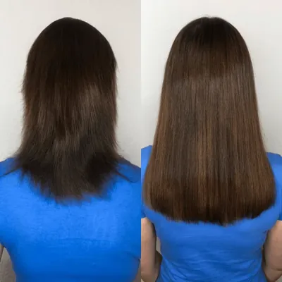 Наращивание волос фото. Наращивание волос до и после.