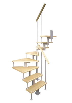 Лестницы на металлокаркасе для частного дома в Астане: изготовление и  отделка